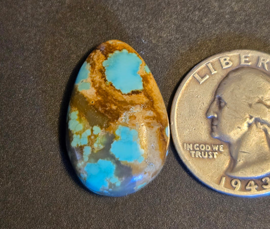 Number 8 Mine Turquoise Cabochon