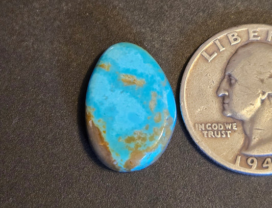 Number 8 Mine Turquoise Cabochon
