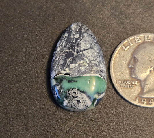 Mystic Sage Turquoise/Variscite Cabochon