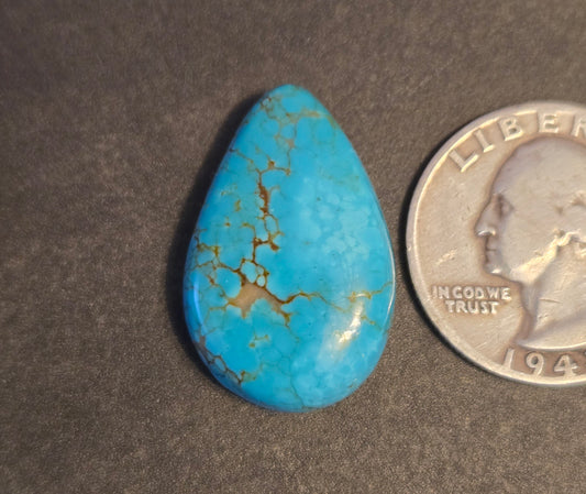 Number 8 Mine Turquoise Cabochon