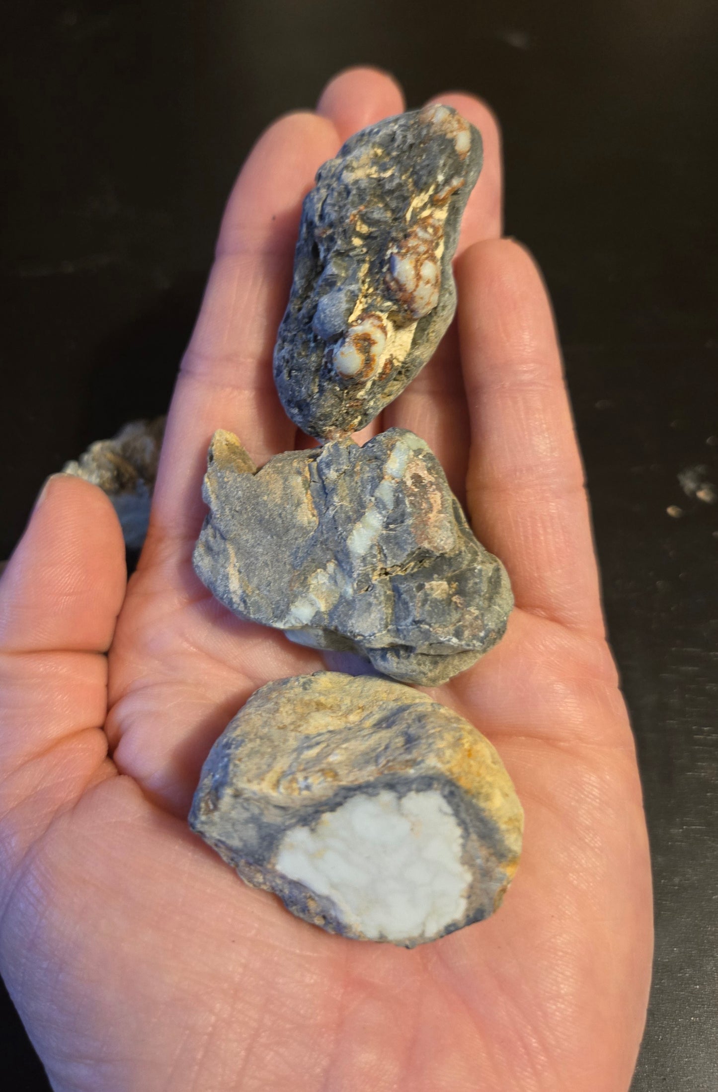 Aloe Variscite rough for cabbing - 224 grams lot 3
