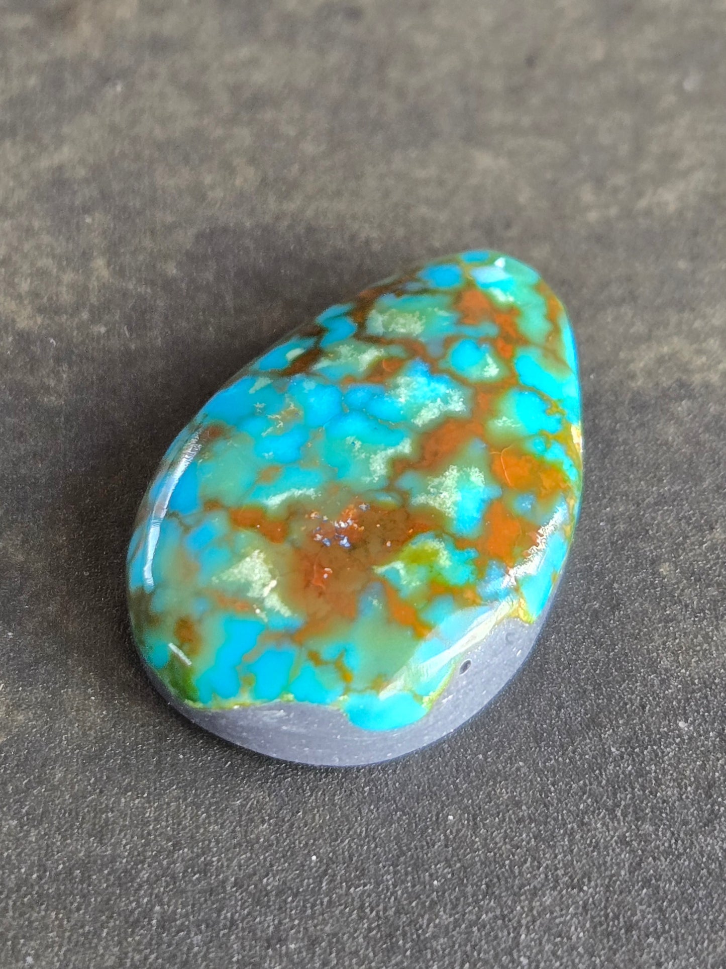 AAA Polychrome Kingman Turquoise Cabochon