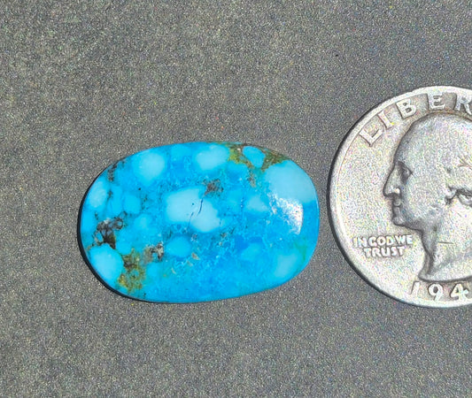 AAA Kingman Hardy Pit Turquoise Cabochon