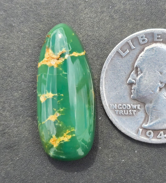 AAA Kingman Green Hardy Pit Turquoise Cabochon
