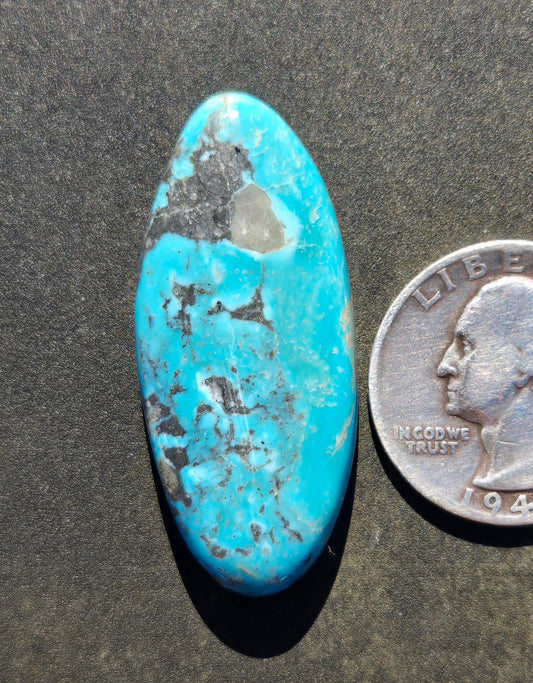 Smokey Kingman Turquoise Cabochon