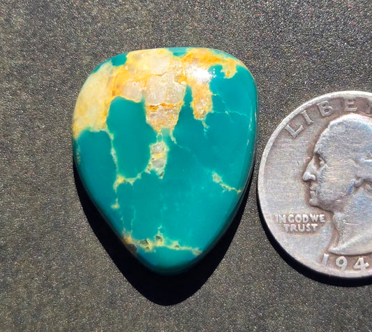 AAA Kingman Green Hardy Pit Turquoise Cabochon