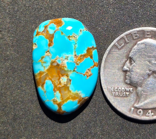 Number 8 Mine Turquoise Cabochon