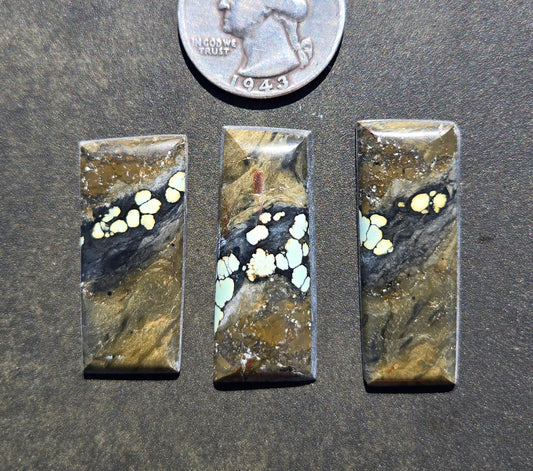 Aloe Variscite Cabochon set