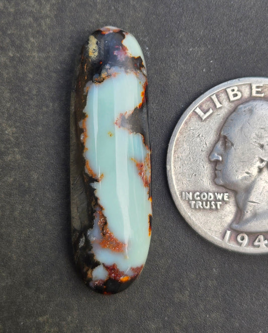 Aloe Variscite Cabochon