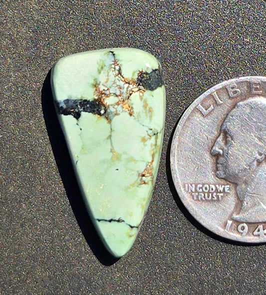 Frog Blossom Variscite Cabochon