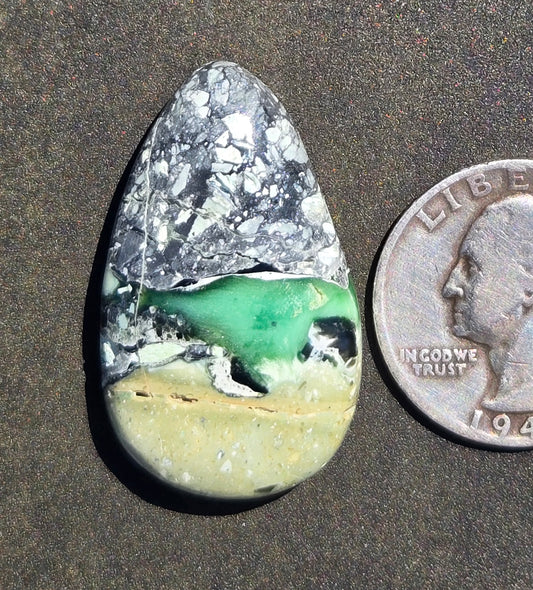 Mystic Sage Turquoise/Variscite Cabochon