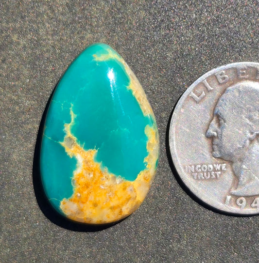 AAA Kingman Green Hardy Pit Turquoise Cabochon