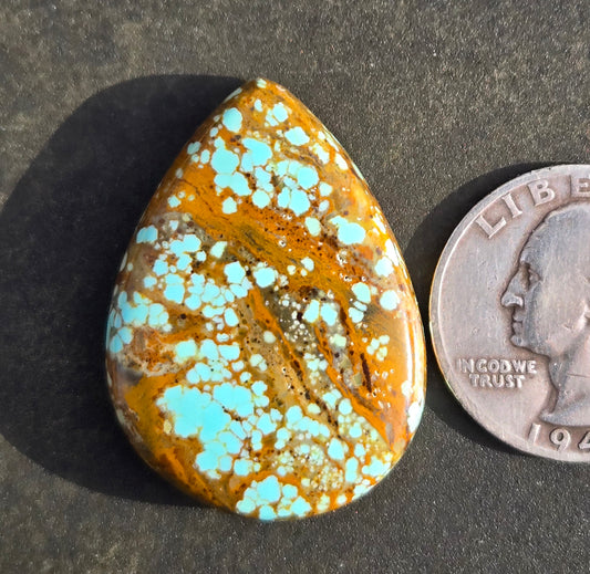 Number 8 Mine Turquoise Cabochon