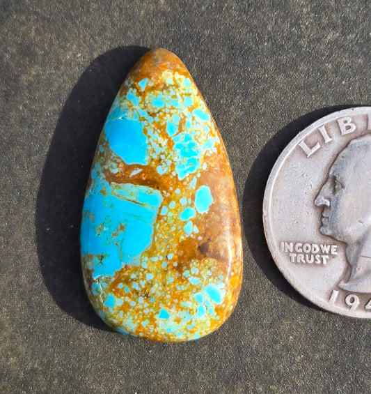 Number 8 Mine Turquoise Cabochon