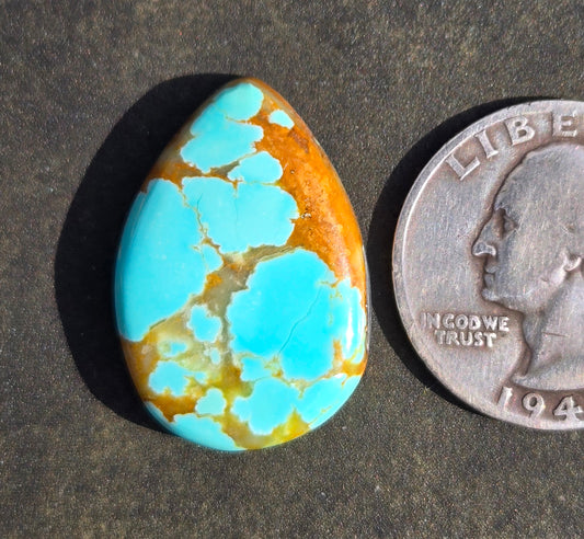 Number 8 Mine Turquoise Cabochon