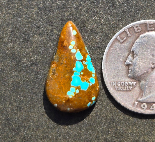 Number 8 Mine Turquoise Cabochon