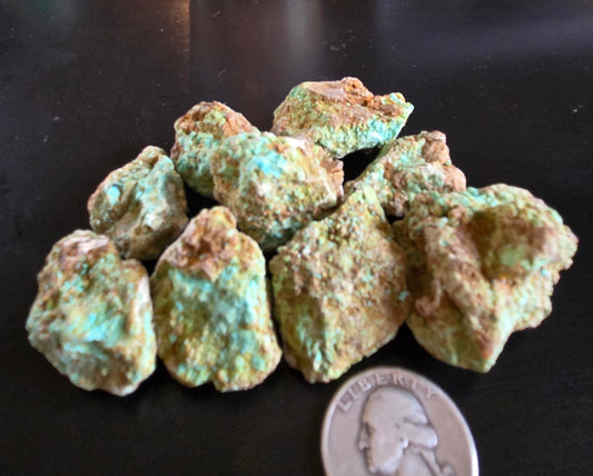 Patagonia Turquoise rough for cabbing - 100 grams lot 1