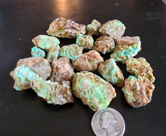 Patagonia Turquoise rough for cabbing - 200 grams