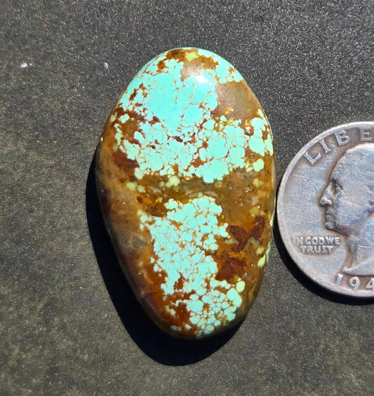 Number 8 Mine Turquoise Cabochon