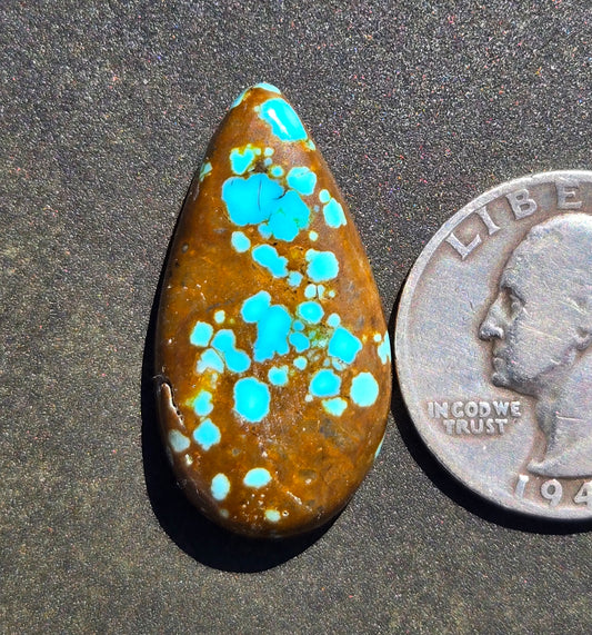 Number 8 Mine Turquoise Cabochon