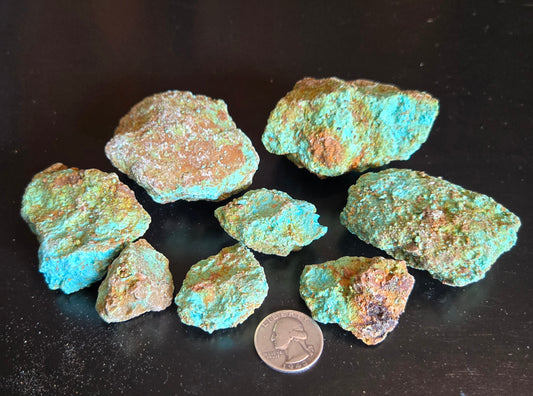 Patagonia Turquoise rough for cabbing - 448 grams