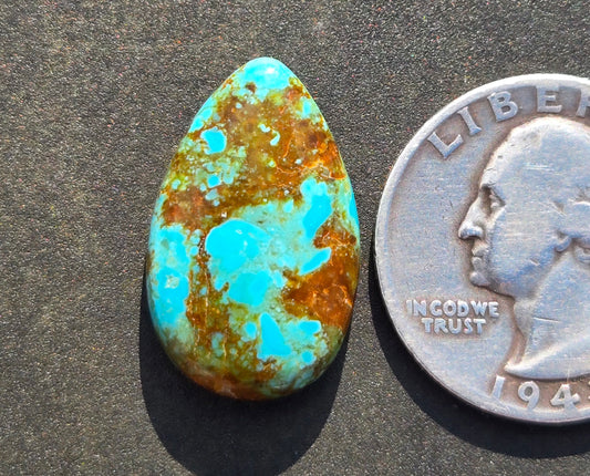 Number 8 Mine Turquoise Cabochon
