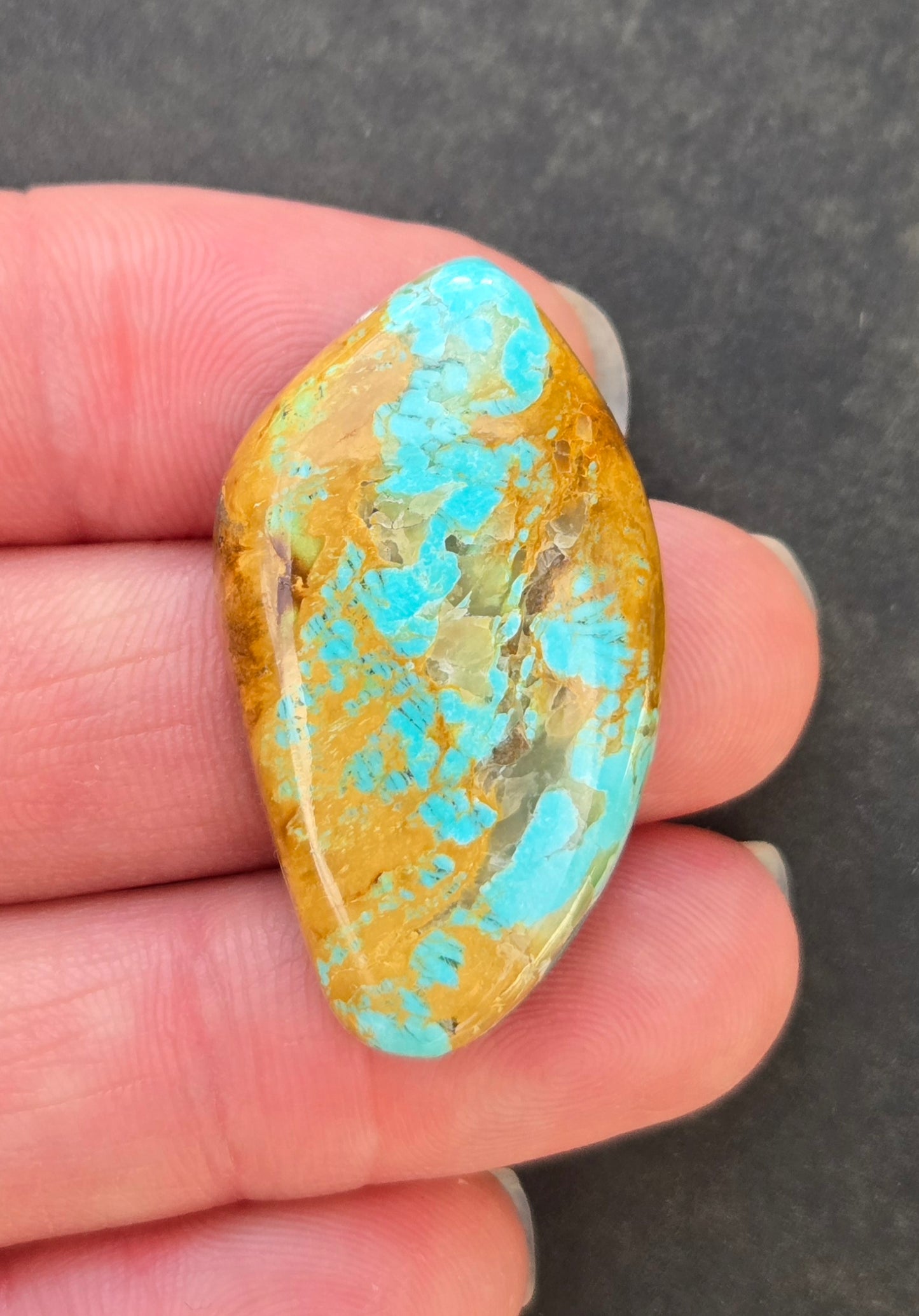 Sunset Mine Planerite/Turquoise Cabochon