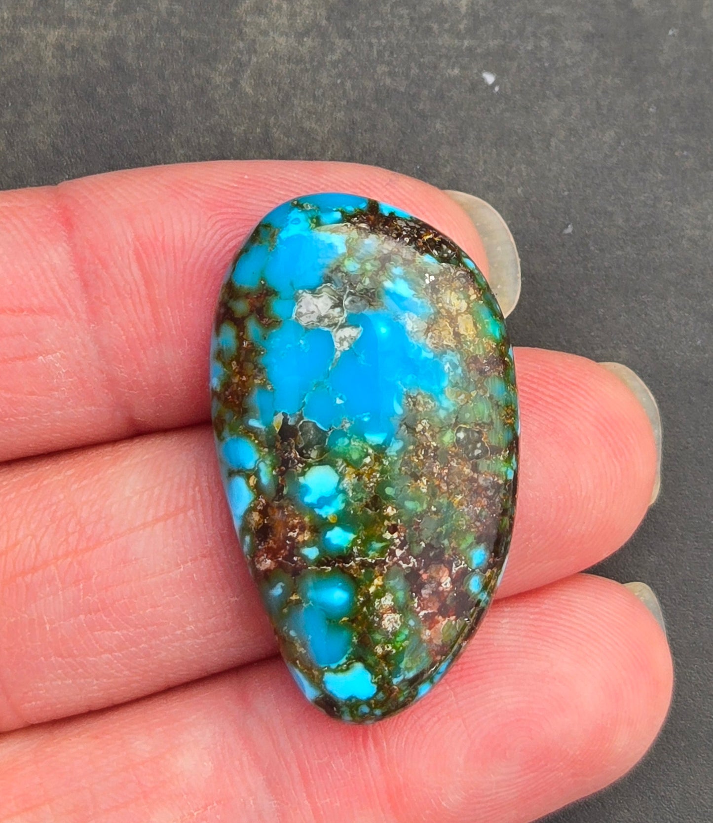 AAA High Blue Kingman Turquoise Cabochon
