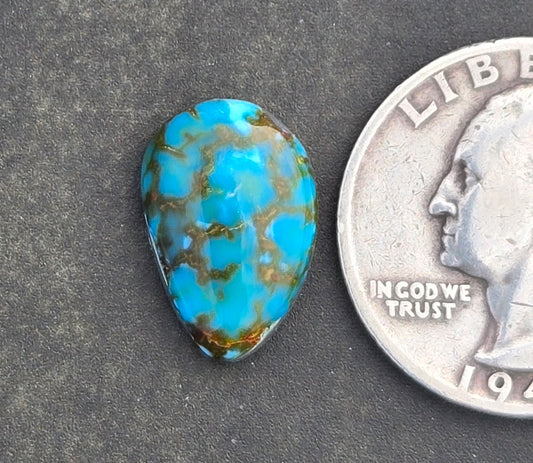 AAA High Blue Kingman Turquoise Cabochon