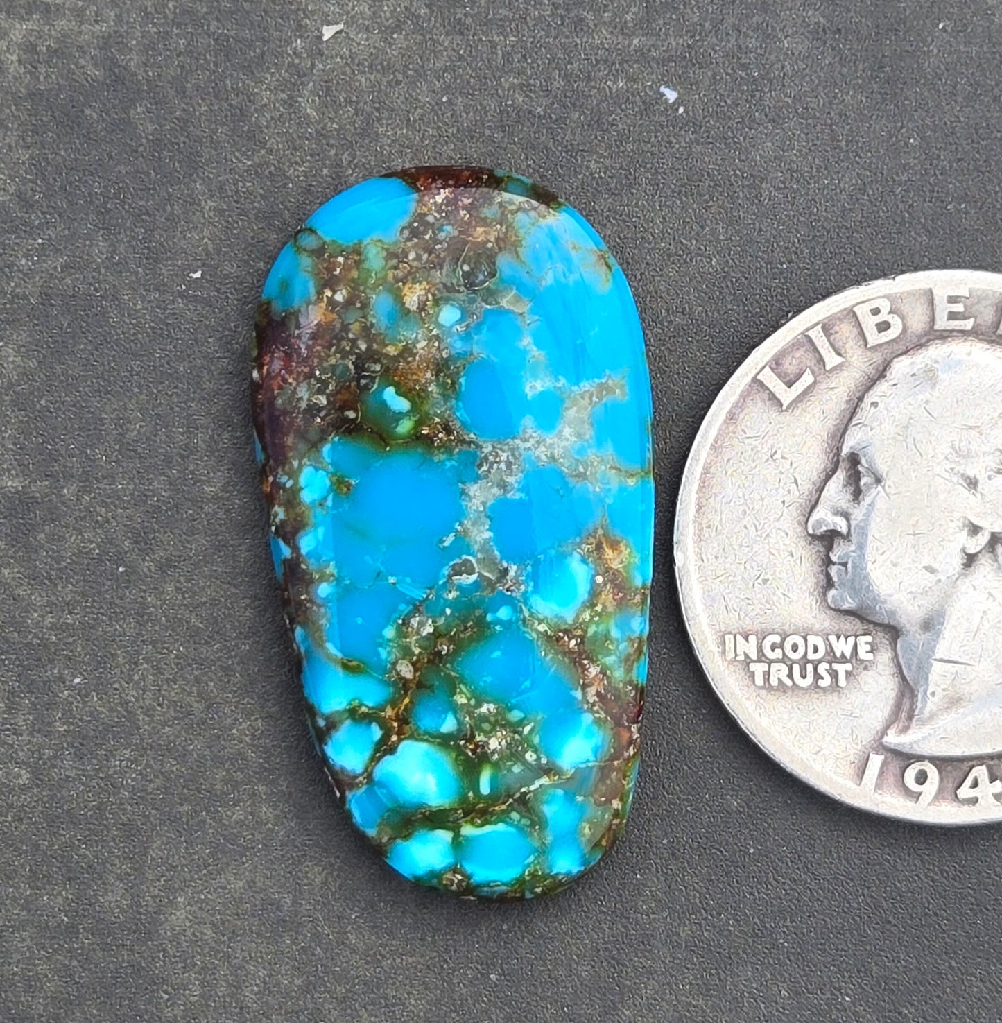 AAA High Blue Kingman Turquoise Cabochon