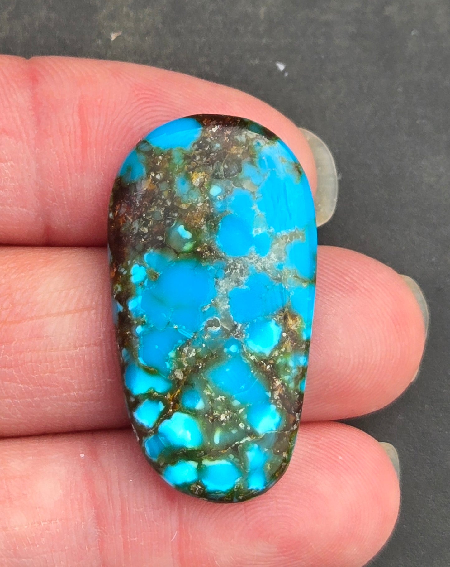 AAA High Blue Kingman Turquoise Cabochon