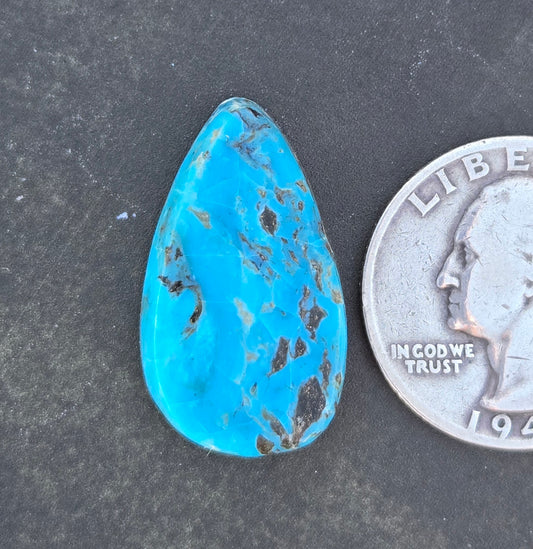 Smokey Kingman Turquoise Cabochon