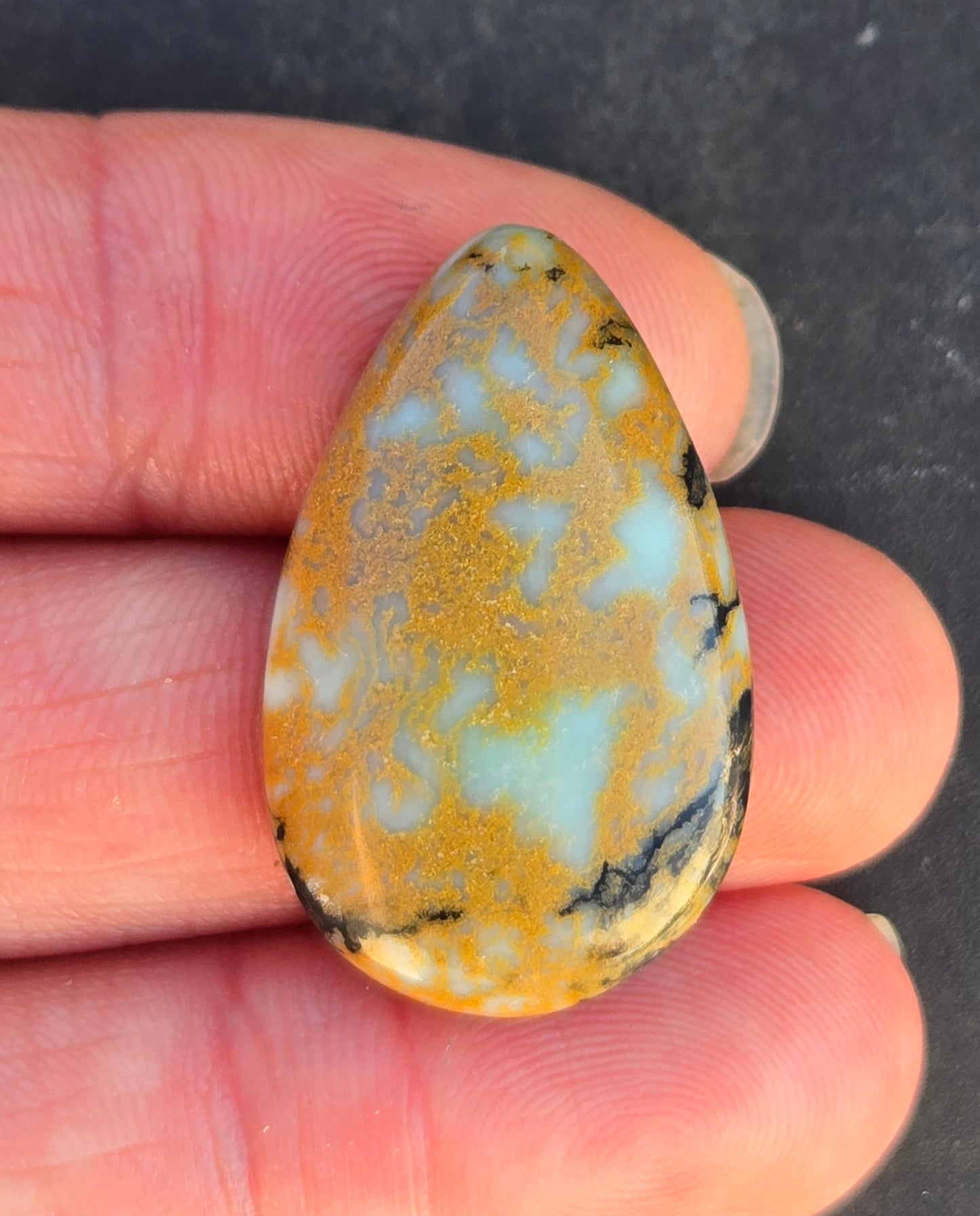 Aloe Variscite Cabochon