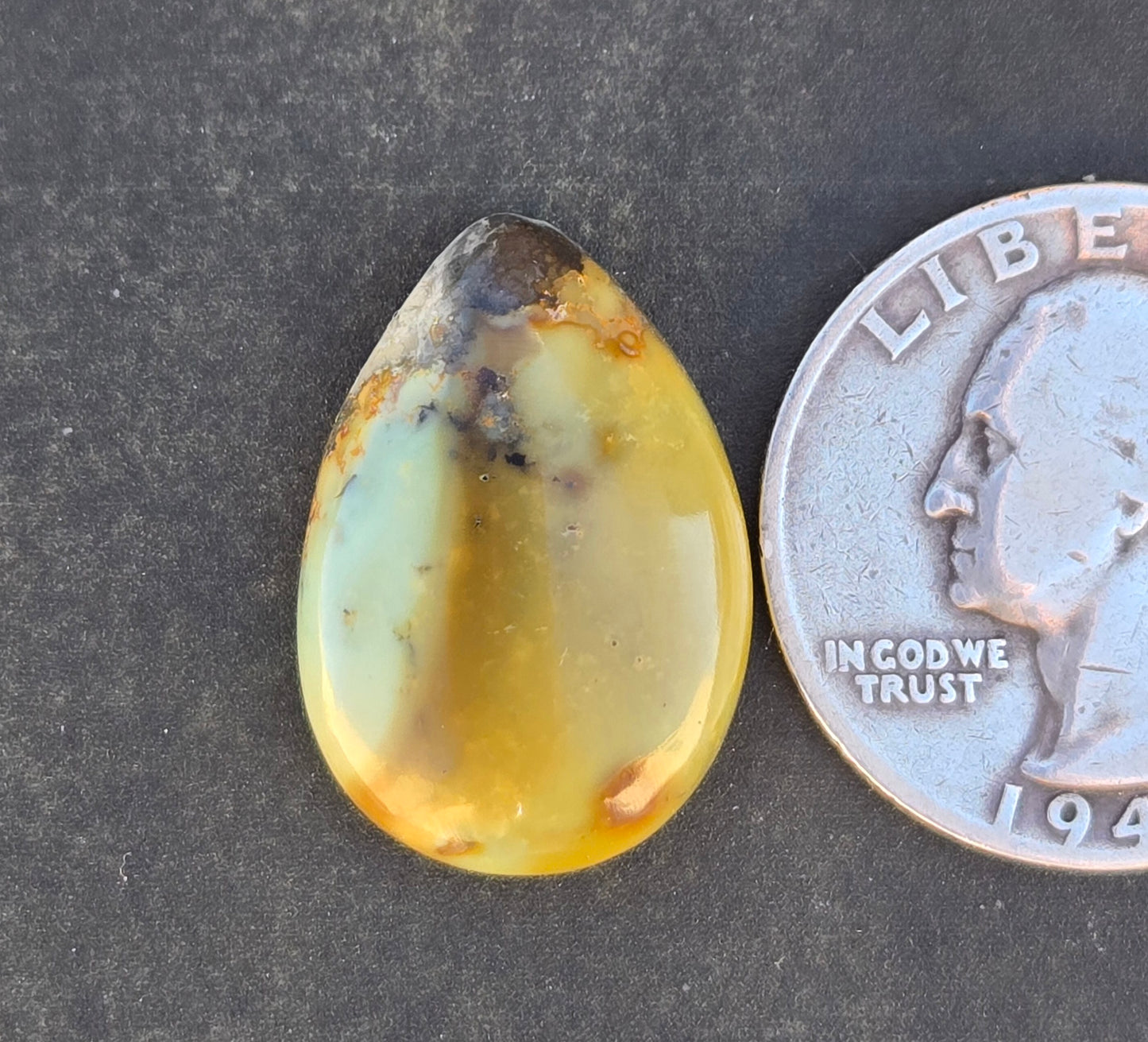 Frog Blossom Variscite Cabochon