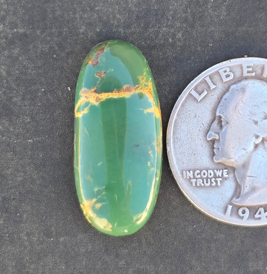 AAA Kingman Green Hardy Pit Turquoise Cabochon