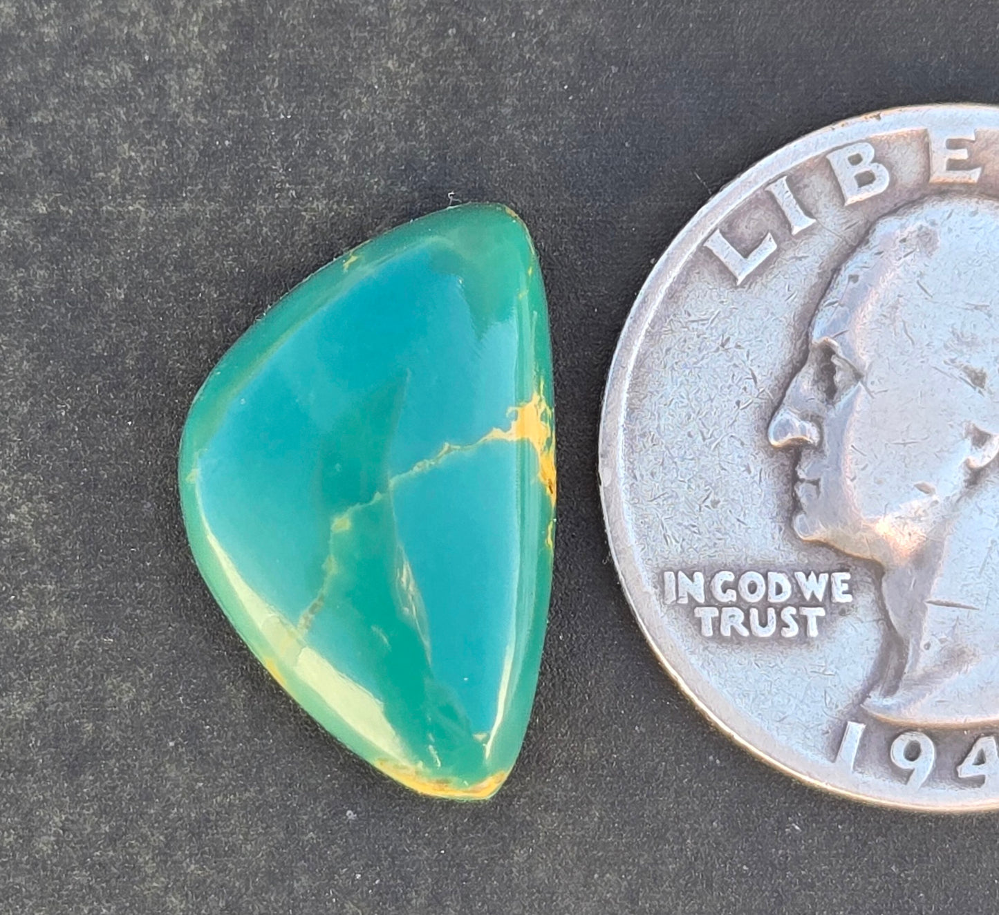 AAA Kingman Green Hardy Pit Turquoise Cabochon