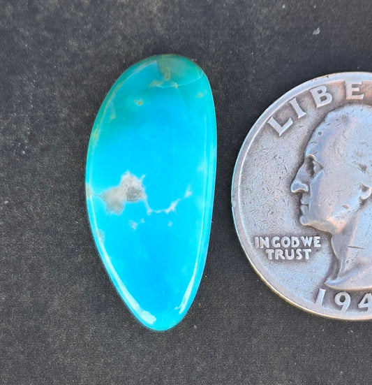 AAA Kingman Polychrome Hardy Pit Turquoise Cabochon
