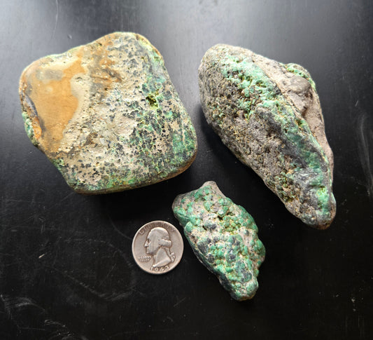Blue Boy Variscite/Turquoise rough for cabbing - Natural Nevada Variscite - 448 gram lot