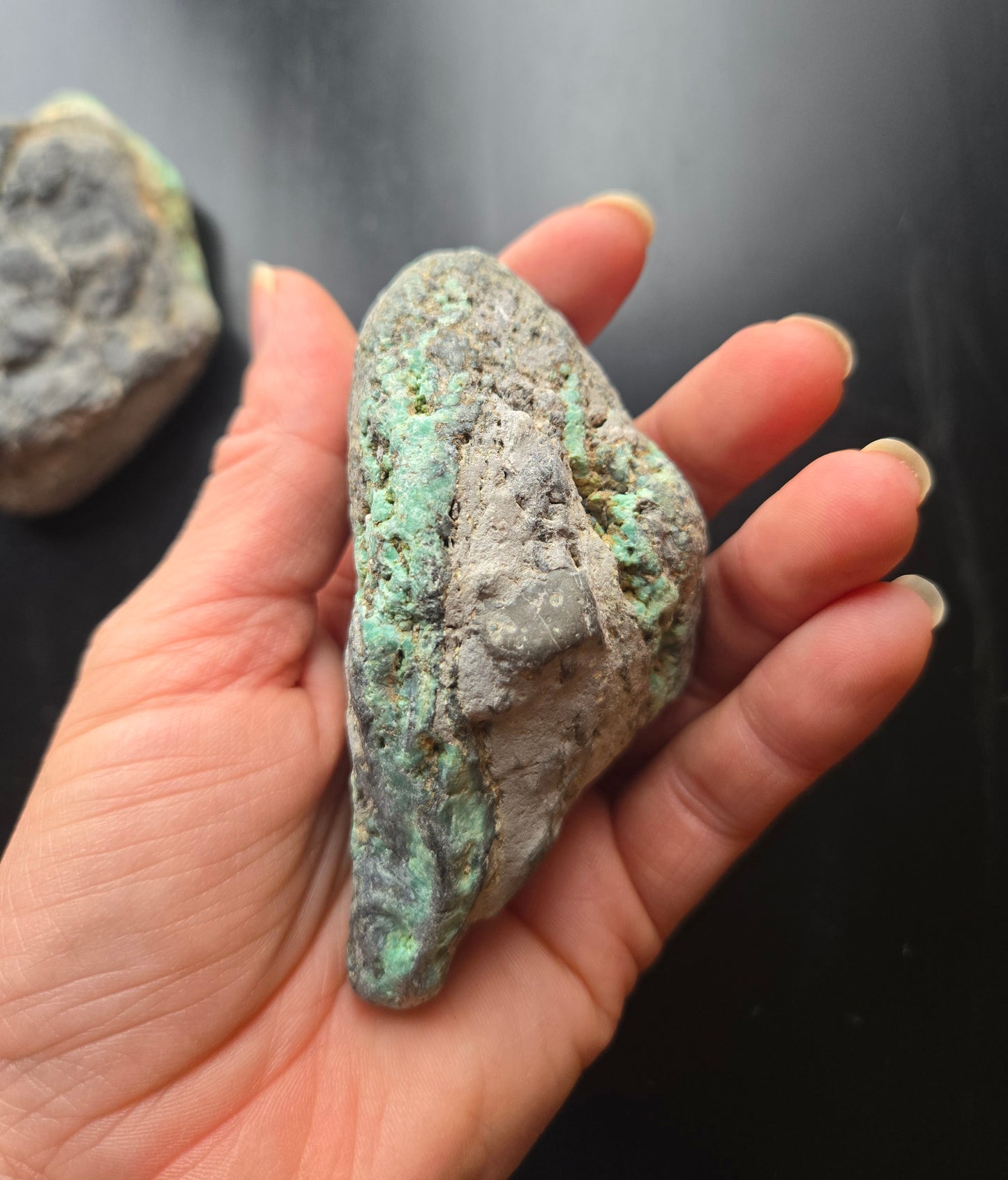 Blue Boy Variscite/Turquoise rough for cabbing - Natural Nevada Variscite - 448 gram lot