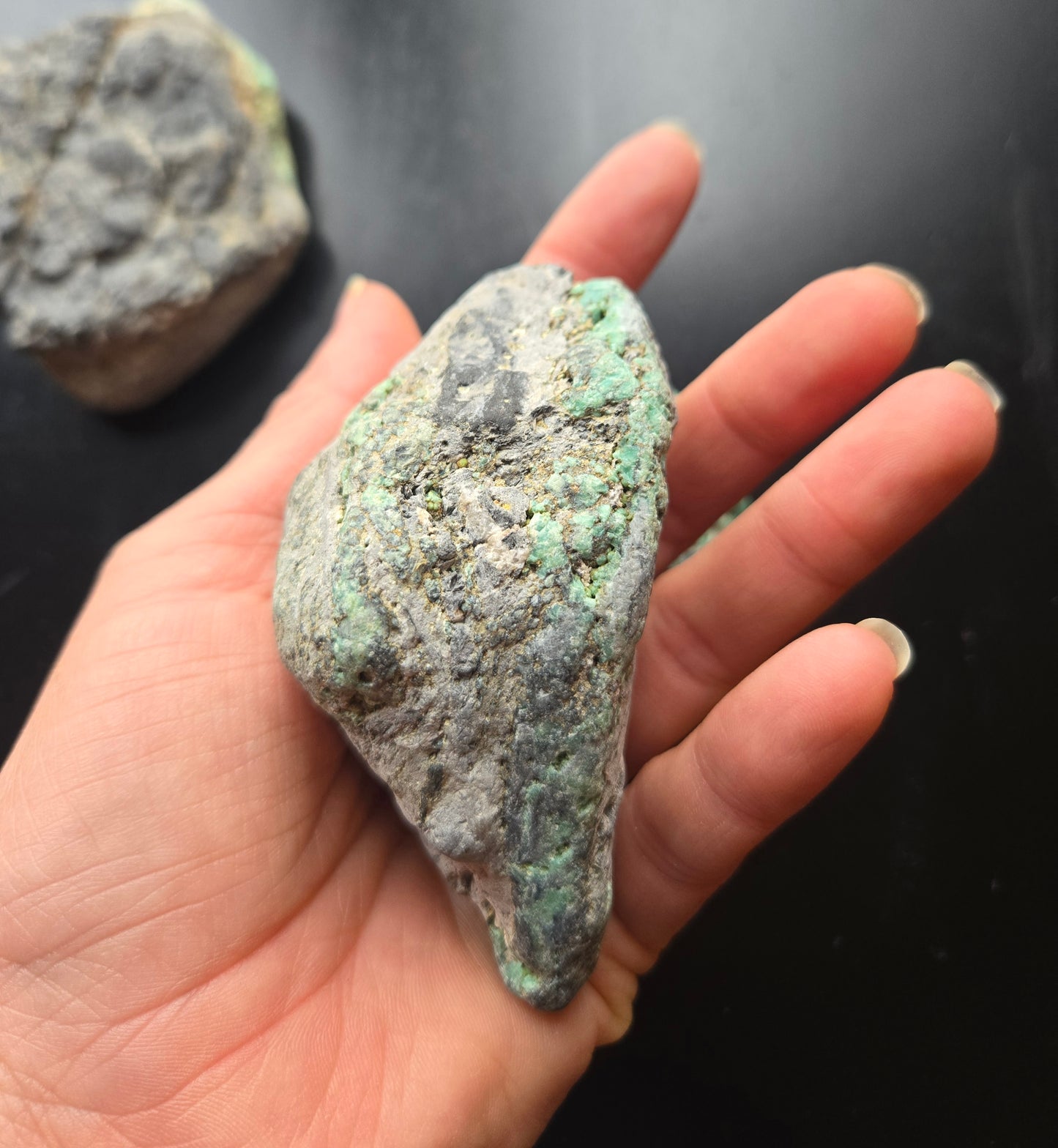 Blue Boy Variscite/Turquoise rough for cabbing - Natural Nevada Variscite - 448 gram lot