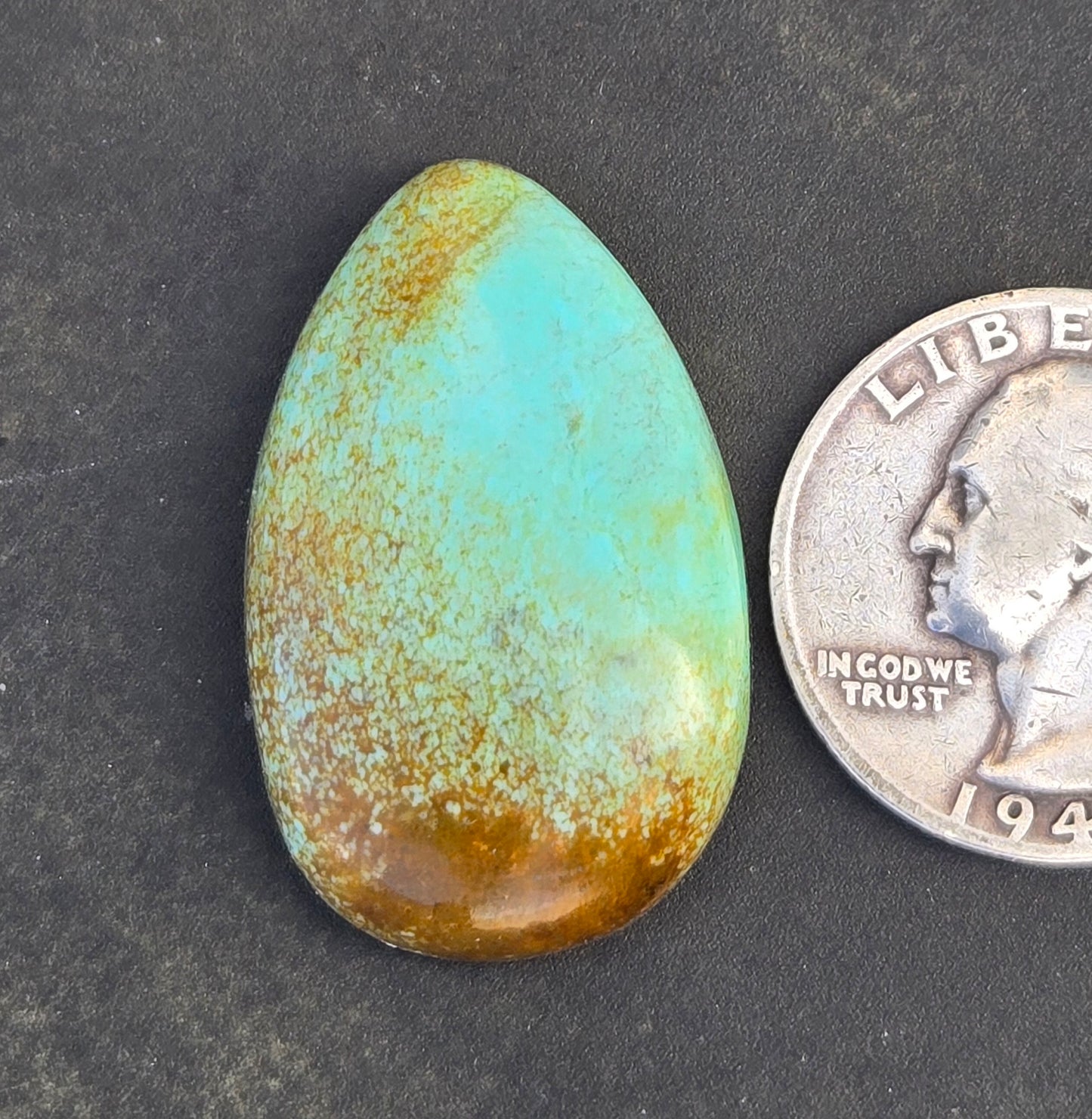 Number 8 Mine Turquoise Cabochon