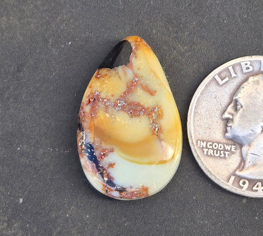 Aloe Variscite Cabochon
