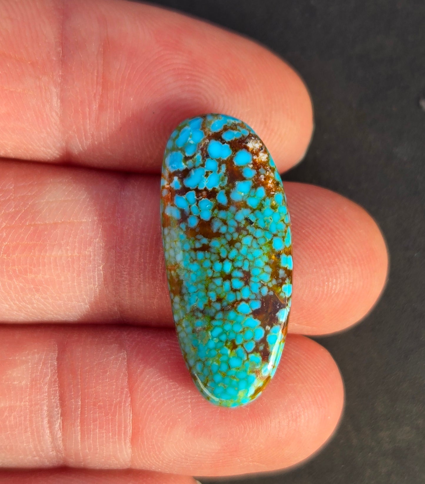 AAA High Blue Kingman Turquoise Cabochon