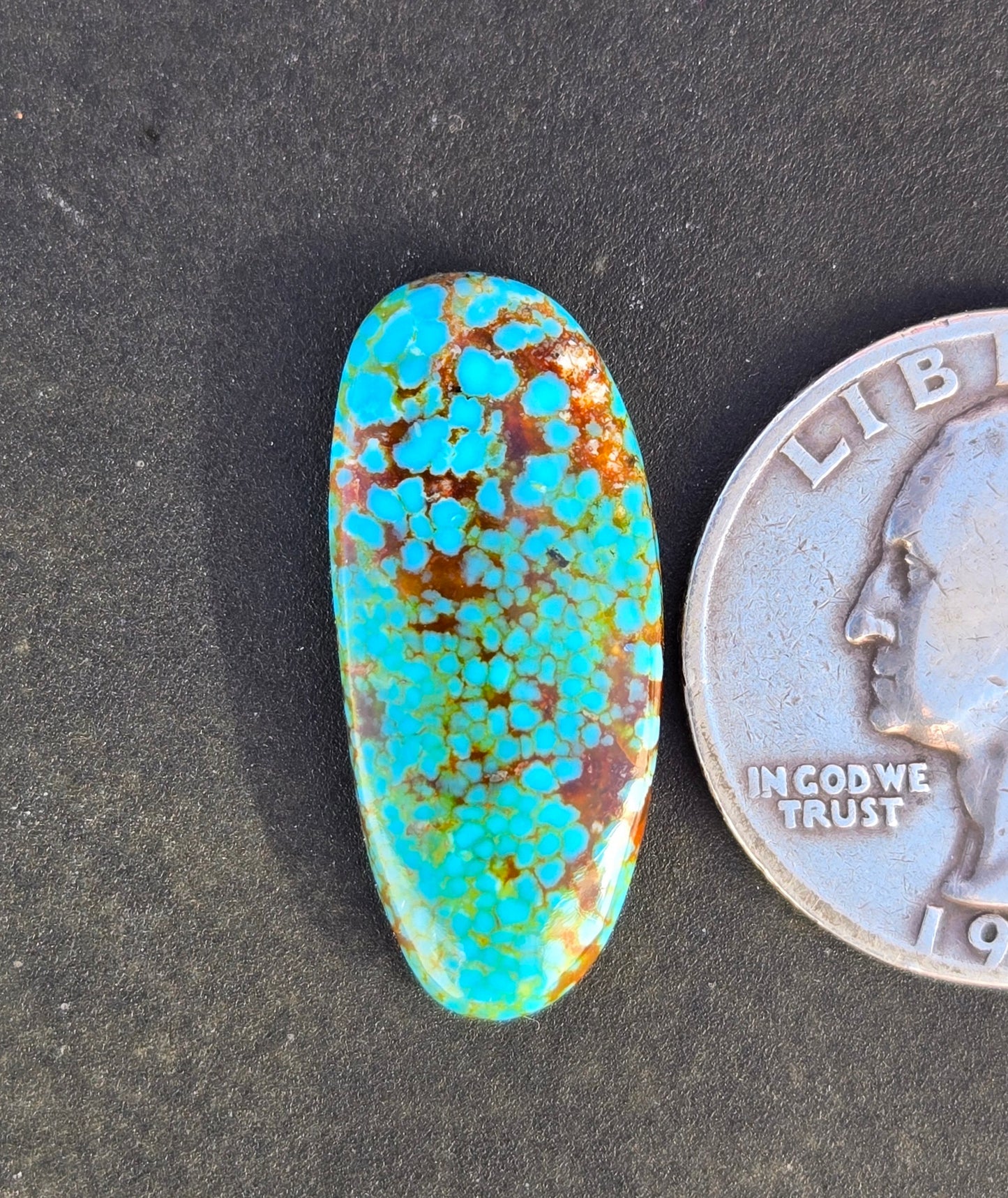 AAA High Blue Kingman Turquoise Cabochon