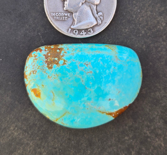 Number 8 Mine Turquoise Cabochon