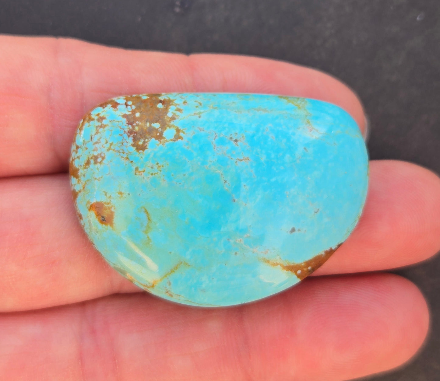 Number 8 Mine Turquoise Cabochon