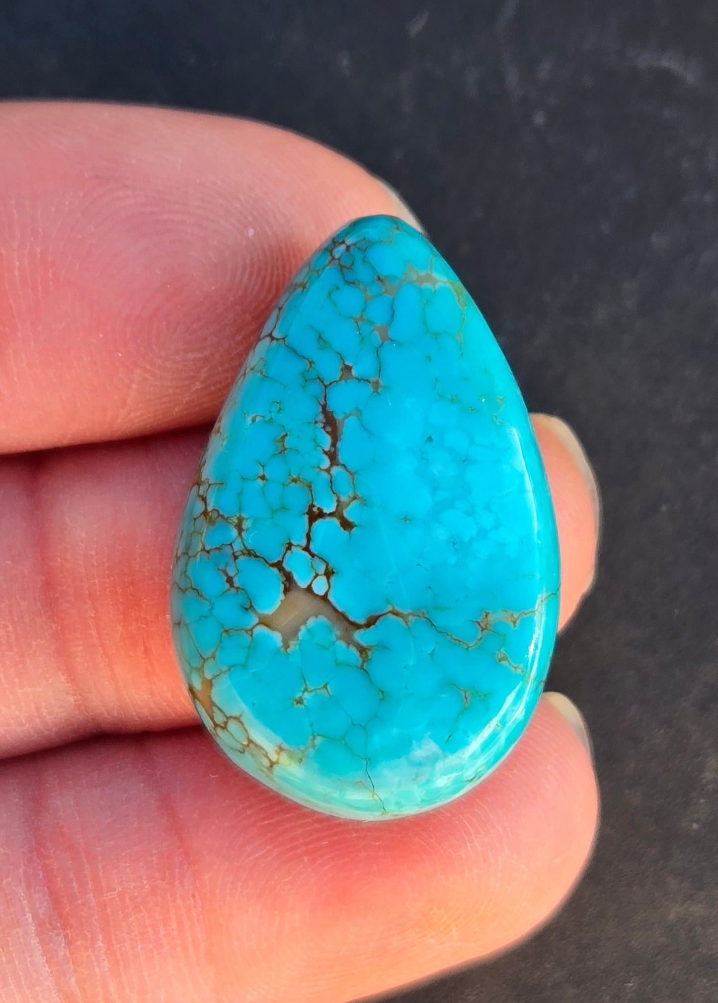 Number 8 Mine Turquoise Cabochon