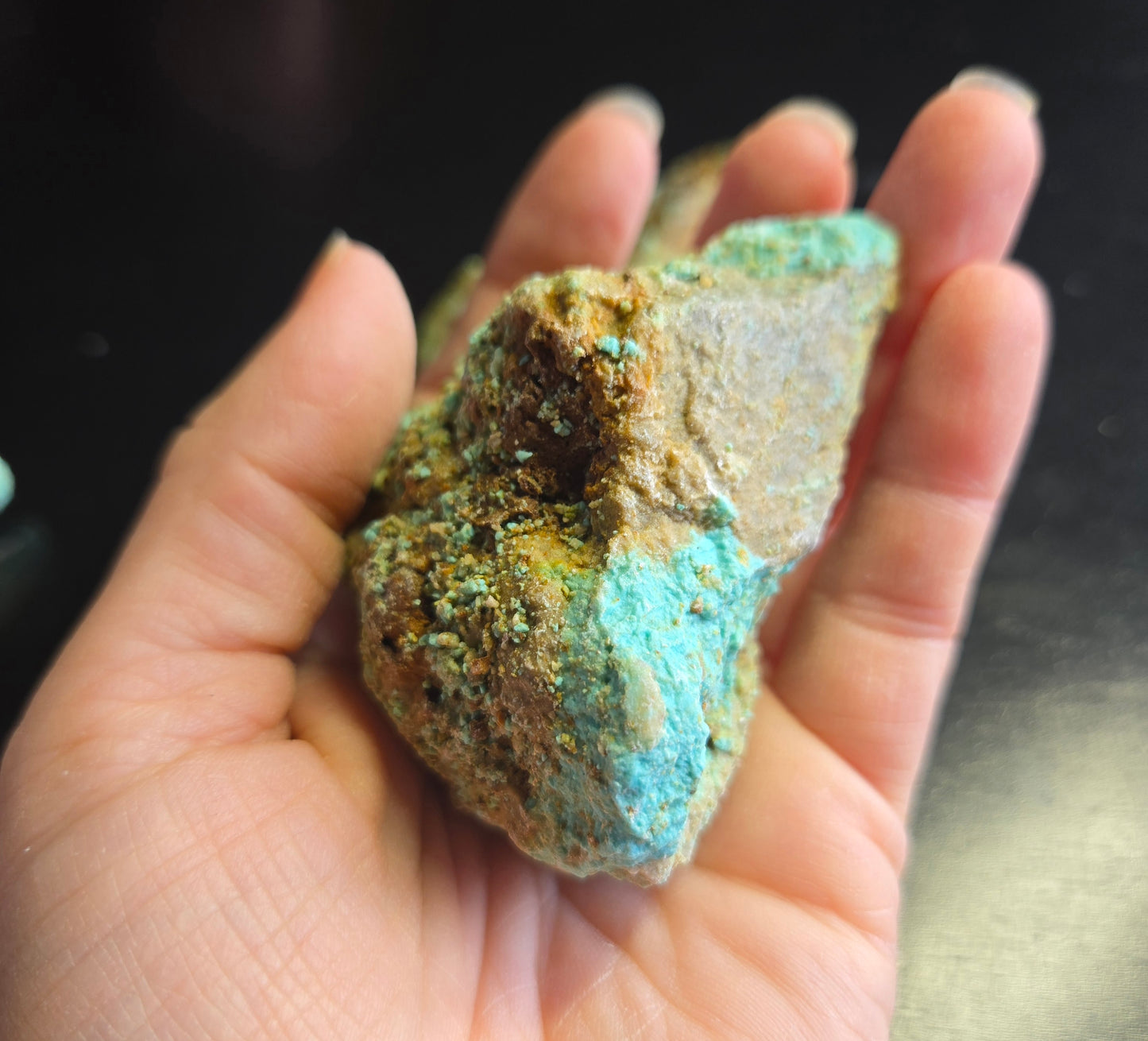 Patagonia Turquoise rough for cabbing - 448 grams lot 3