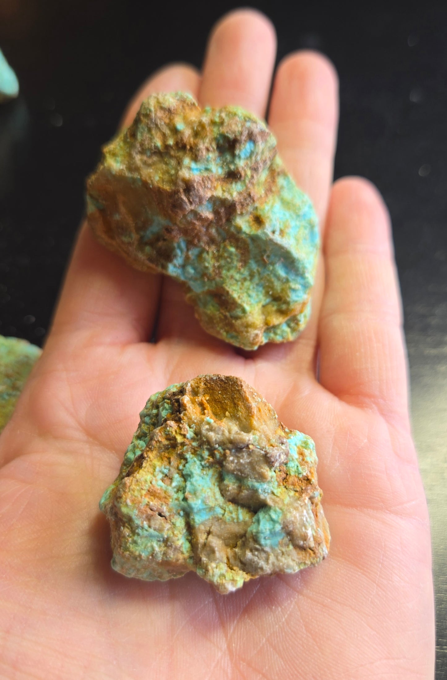 Patagonia Turquoise rough for cabbing - 448 grams lot 3