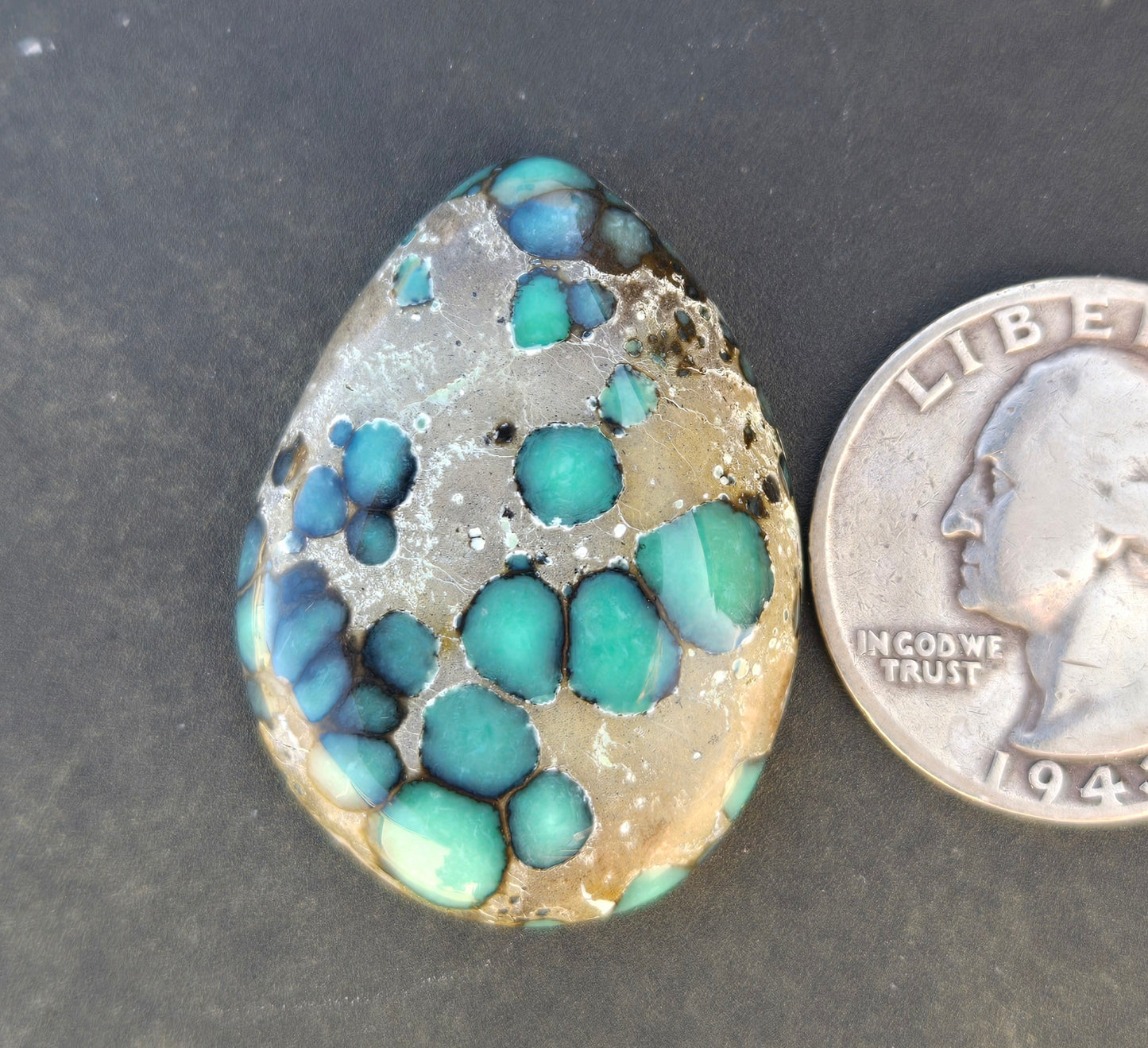 Blue Boy Variscite Cabochon